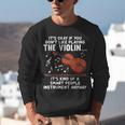 Violin Player Costume For Men Women Violin Teacher Violinist Unisex Sweatshirt, funny gift