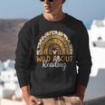 Wild About Reading Teacher Back To School Leopard Rainbow Unisex Sweatshirt, funny gift
