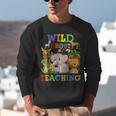 Wild About Teaching Safari Jungle School Teacher Unisex Sweatshirt, funny gift Wild About Teaching Safari Jungle School Teacher Unisex Sweatshirt, funny gift