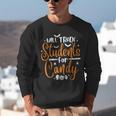 Will Trade Students For Candy Halloween Costume Teacher Unisex Sweatshirt, funny gift Will Trade Students For Candy Halloween Costume Teacher Unisex Sweatshirt, funny gift
