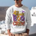 4th Grade Boo Crew Ghost Halloween Teacher Costume Unisex Sweatshirt, 4th Grade Teacher Sweatshirts, funny gift 4th Grade Boo Crew Ghost Halloween Teacher Costume Unisex Sweatshirt, 4th Grade Teacher Sweatshirts, funny gift