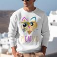 Abstract Cat Art Picatsso Shirt For Art Teachers Unisex Sweatshirt, funny gift Abstract Cat Art Picatsso Shirt For Art Teachers Unisex Sweatshirt, funny gift