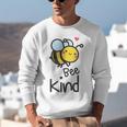 Bee Kind Bumble Bee Anti Bullying Teacher Kindness Matters Unisex Sweatshirt, funny gift Bee Kind Bumble Bee Anti Bullying Teacher Kindness Matters Unisex Sweatshirt, funny gift