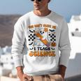 You Can't Scare Me I Teach Science Retro Teacher Halloween Unisex Sweatshirt, Science Teacher Sweatshirts, funny gift You Can't Scare Me I Teach Science Retro Teacher Halloween Unisex Sweatshirt, Science Teacher Sweatshirts, funny gift