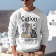 Cation Shirt Cat Science Chemistry Teacher Chemist Pun Unisex Sweatshirt, Science Teacher Sweatshirts, funny gift