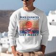 Take Chances Make Mistakes Get Messy Vintage Teacher Life Unisex Sweatshirt, funny gift Take Chances Make Mistakes Get Messy Vintage Teacher Life Unisex Sweatshirt, funny gift