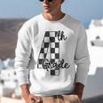 Checkered Fourth Grade Back To School Teachers Students Unisex Sweatshirt, funny gift Checkered Fourth Grade Back To School Teachers Students Unisex Sweatshirt, funny gift