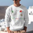 Is It Christmas Break Yet Teacher Xmas Light Santa Hat Unisex Sweatshirt, funny gift Is It Christmas Break Yet Teacher Xmas Light Santa Hat Unisex Sweatshirt, funny gift