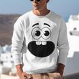 Creepy Carrots Face Teacher Halloween Costume Matching Unisex Sweatshirt, funny gift