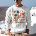 What Are We Doing Today Physical Education PE Teacher Women Unisex Sweatshirt, Pe Teacher Sweatshirts, funny gift