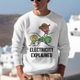 Electricity Explained Physics Nerd I Teacher School Unisex Sweatshirt, funny gift Electricity Explained Physics Nerd I Teacher School Unisex Sweatshirt, funny gift