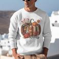 Fall Book Pumpkin Retro Reading Halloween Teacher Unisex Sweatshirt, funny gift Fall Book Pumpkin Retro Reading Halloween Teacher Unisex Sweatshirt, funny gift