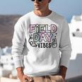 Field Day Vibes For Teacher Kids Happy Field Day 2025 Unisex Sweatshirt, funny gift Field Day Vibes For Teacher Kids Happy Field Day 2025 Unisex Sweatshirt, funny gift