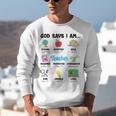 God Says Im Teacher Christian Back To School Religious Unisex Sweatshirt, funny gift God Says Im Teacher Christian Back To School Religious Unisex Sweatshirt, funny gift
