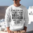 Halloween Calculus Teacher Prisoner Costume Unisex Sweatshirt, funny gift Halloween Calculus Teacher Prisoner Costume Unisex Sweatshirt, funny gift