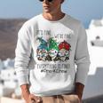 It's Fine We'Re Fine Gnome Pre-K Teacher Christmas Light For Men Women Unisex Sweatshirt, funny gift It's Fine We'Re Fine Gnome Pre-K Teacher Christmas Light For Men Women Unisex Sweatshirt, funny gift