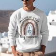 Its A Good Day To Teach Tiny Musicians Music Teacher Rainbow Unisex Sweatshirt, funny gift