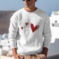 Kindergarten Has My Heart Buffalo Print Teacher Valentine Unisex Sweatshirt, funny gift