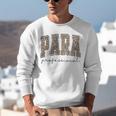 Leopard Paraprofessional Back To School Para Squad Teacher Unisex Sweatshirt, funny gift