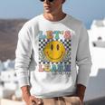 Let's Learn Today Smile Face Back To School For Teacher Kids Unisex Sweatshirt, funny gift Let's Learn Today Smile Face Back To School For Teacher Kids Unisex Sweatshirt, funny gift
