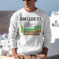 Can I Lick It Periodic Table Chart Science Teacher Unisex Sweatshirt, Science Teacher Sweatshirts, funny gift Can I Lick It Periodic Table Chart Science Teacher Unisex Sweatshirt, Science Teacher Sweatshirts, funny gift