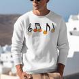 Music Notes Pumpkin Music Teacher Musician Fall Halloween Men Women Kids Unisex Sweatshirt, funny gift Music Notes Pumpkin Music Teacher Musician Fall Halloween Men Women Kids Unisex Sweatshirt, funny gift
