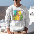 Neon Retro Teacher Cute Teacher Team New Teacher Back To Sch Unisex Sweatshirt, funny gift Neon Retro Teacher Cute Teacher Team New Teacher Back To Sch Unisex Sweatshirt, funny gift