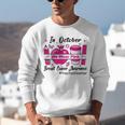 Preschool Teacher In October We Wear Pink Breast Cancer Unisex Sweatshirt, funny gift