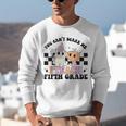 Retro You Can't Scare Me I Teach 5th Grade Teacher Halloween Unisex Sweatshirt, funny gift