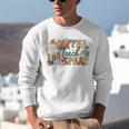Retro Grovvy Coffee Teach Repeat Teacher Unisex Sweatshirt, funny gift Retro Grovvy Coffee Teach Repeat Teacher Unisex Sweatshirt, funny gift