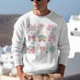 School Pencils And Bows Teacher Bow Coquette Pencil Girls Unisex Sweatshirt, funny gift
