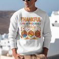 Teach Thanksgiving Teacher Thankful For My Preschool Turkeys Unisex Sweatshirt, funny gift Teach Thanksgiving Teacher Thankful For My Preschool Turkeys Unisex Sweatshirt, funny gift