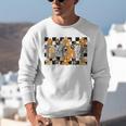 Teacher Appreciation Boho Floral Leopard Checkered Unisex Sweatshirt, funny gift Teacher Appreciation Boho Floral Leopard Checkered Unisex Sweatshirt, funny gift