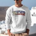 Teacher Filipino Vintage Heritage DNA Flag Unisex Sweatshirt, funny gift Teacher Filipino Vintage Heritage DNA Flag Unisex Sweatshirt, funny gift