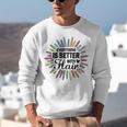 Teacher Flair Pen Art Lover School Supplies Unisex Sweatshirt, funny gift