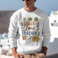Teacher Inspire Love Unisex Sweatshirt, funny gift Teacher Inspire Love Unisex Sweatshirt, funny gift
