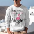 This Teacher Loves Her Flock Cute Flamingo Teacher Unisex Sweatshirt, funny gift This Teacher Loves Her Flock Cute Flamingo Teacher Unisex Sweatshirt, funny gift
