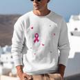 I Wear Pink For My Teacher Breast Cancer Awareness Support Men Women Unisex Sweatshirt, funny gift I Wear Pink For My Teacher Breast Cancer Awareness Support Men Women Unisex Sweatshirt, funny gift