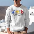 Women Art Teacher Back To School Artist Primary Color Theory Unisex Sweatshirt, funny gift Women Art Teacher Back To School Artist Primary Color Theory Unisex Sweatshirt, funny gift