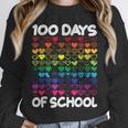 100 Days Of School Heart Love Teacher Or Student 100th Day Unisex Sweatshirt, novelty gifts, funny gifts 100 Days Of School Heart Love Teacher Or Student 100th Day Unisex Sweatshirt, novelty gifts, funny gifts