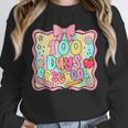 100 Days Of School Preppy 100th Day Of School Teacher Kids Unisex Sweatshirt, novelty gifts, funny gifts