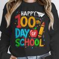 100th Day Of School Teachers Kids Happy 100 Days Unisex Sweatshirt, novelty gifts, funny gifts