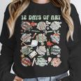 12 Days Of Art Teacher Christmas Artists Painter Educational Unisex Sweatshirt, novelty gifts, funny gifts 12 Days Of Art Teacher Christmas Artists Painter Educational Unisex Sweatshirt, novelty gifts, funny gifts