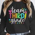 3rd Grade Team Pencil Teacher Student Back To School Girls Unisex Sweatshirt, novelty gifts, funny gifts