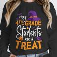 My 4th Grade Students Are a Treat Teacher Halloween Witch For Men Women Kids Unisex Sweatshirt, novelty gifts, funny gifts My 4th Grade Students Are a Treat Teacher Halloween Witch For Men Women Kids Unisex Sweatshirt, novelty gifts, funny gifts