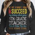 5th Grade Teacher Appreciation Unisex Sweatshirt, novelty gifts, funny gifts