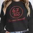 6 7 Brainrot Elementary Teacher Meme 67 Six Seven Unisex Sweatshirt, novelty gifts, funny gifts 6 7 Brainrot Elementary Teacher Meme 67 Six Seven Unisex Sweatshirt, novelty gifts, funny gifts