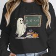 67 Teacher Halloween Ghost Six Seven Meme Math Joke Unisex Sweatshirt, novelty gifts, funny gifts