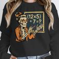 67 Teacher Halloween Skeleton Unisex Sweatshirt, novelty gifts, funny gifts