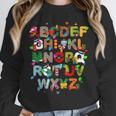 ABCs Learning Kindergarten Teacher Christmas Lights Alphabet For Men Women Kids Unisex Sweatshirt, novelty gifts, funny gifts